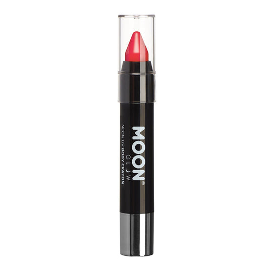 Moon Glow Neon UV Body Crayon - Intense Red